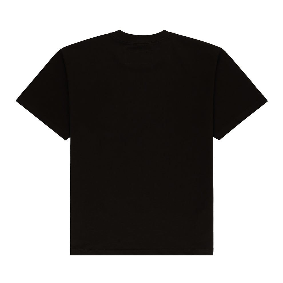 Black PHANTOM SOUVENIR MEN'S TEE, short-sleeved, crew neck, plain back.
