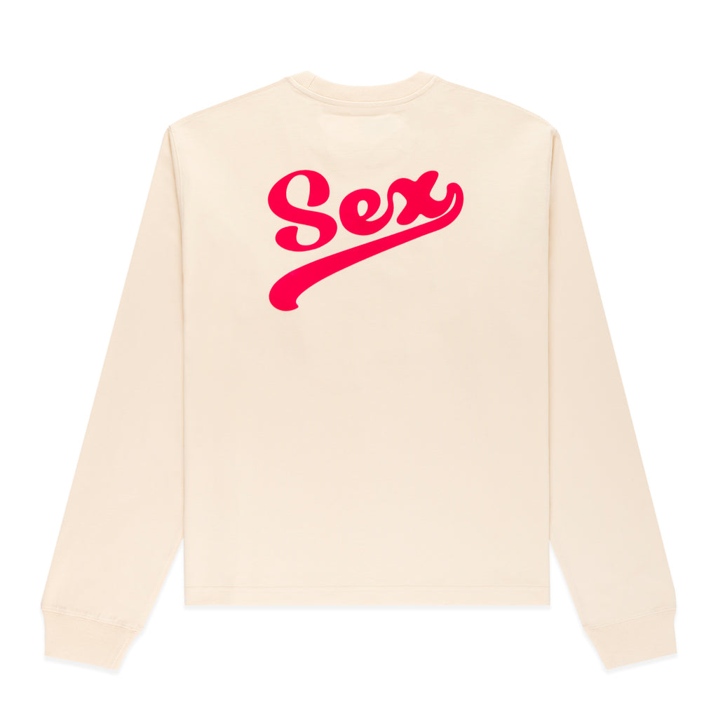 CREAM PORNSTAR LONGSLEEVE TEE