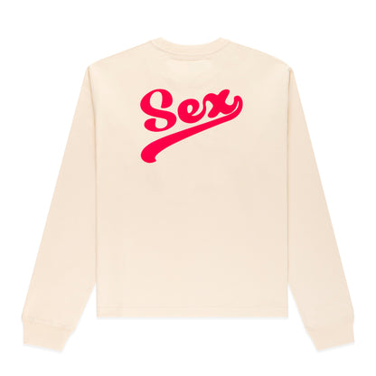 CREAM PORNSTAR LONGSLEEVE TEE