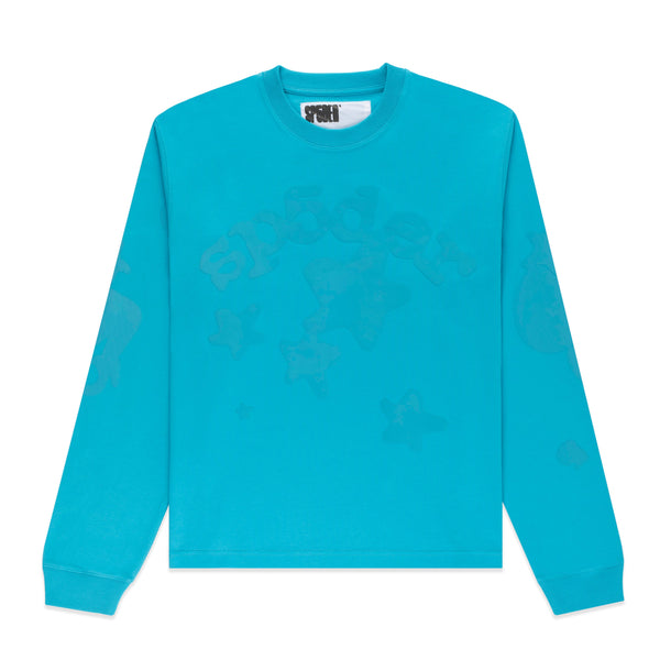OCEAN BLUE BELUGA LONGSLEEVE | SP5DER | KING SPIDER
