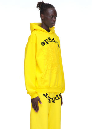 YELLOW LEGACY HOODIE MALE MODEL 2