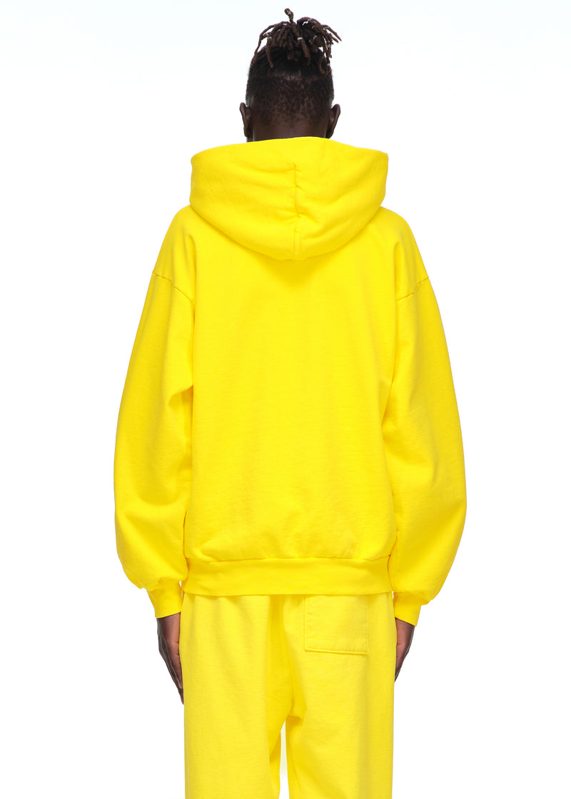 YELLOW LEGACY HOODIE MALE MODEL 4