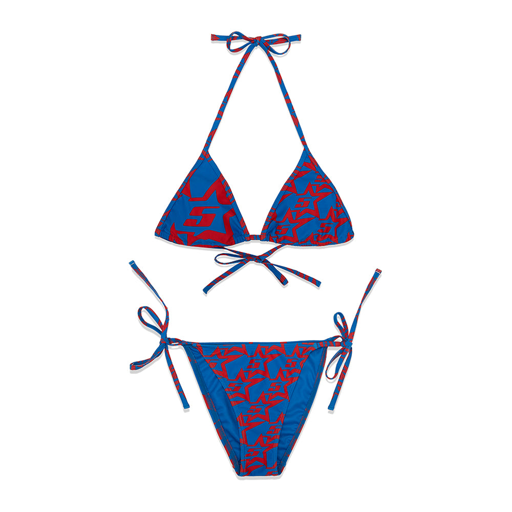 5STAR BIKINI BLUE/RED