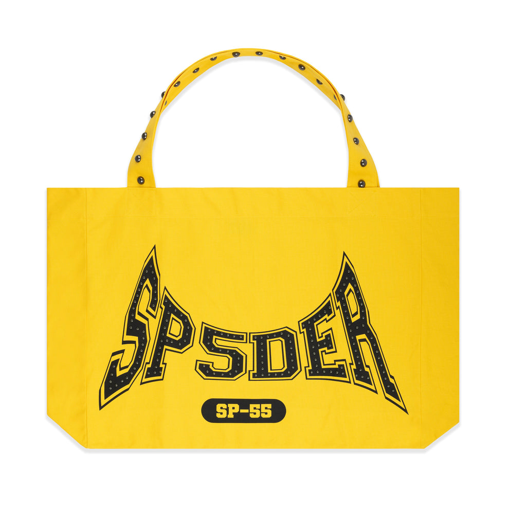 YELLOW T&F STUDDED TOTE