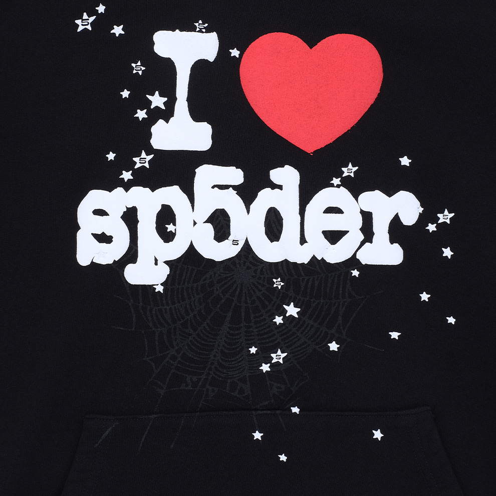 BLACK SOUVENIR HOODIE – SP5DER BLACK SOUVENIR HOODIE – SP5DER