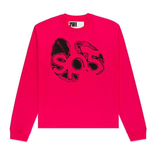 PINK FINGERPRINT LONGSLEEVE