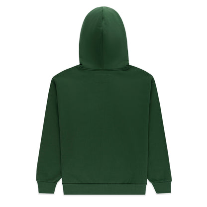 GREEN OG WEB STUDDED ZIP HOODIE
