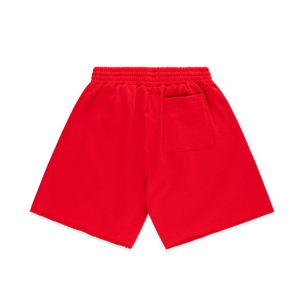 RED OG STUDDED SWEATSHORT