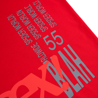 RED RALLY RAGLAN LONGSLEEVE