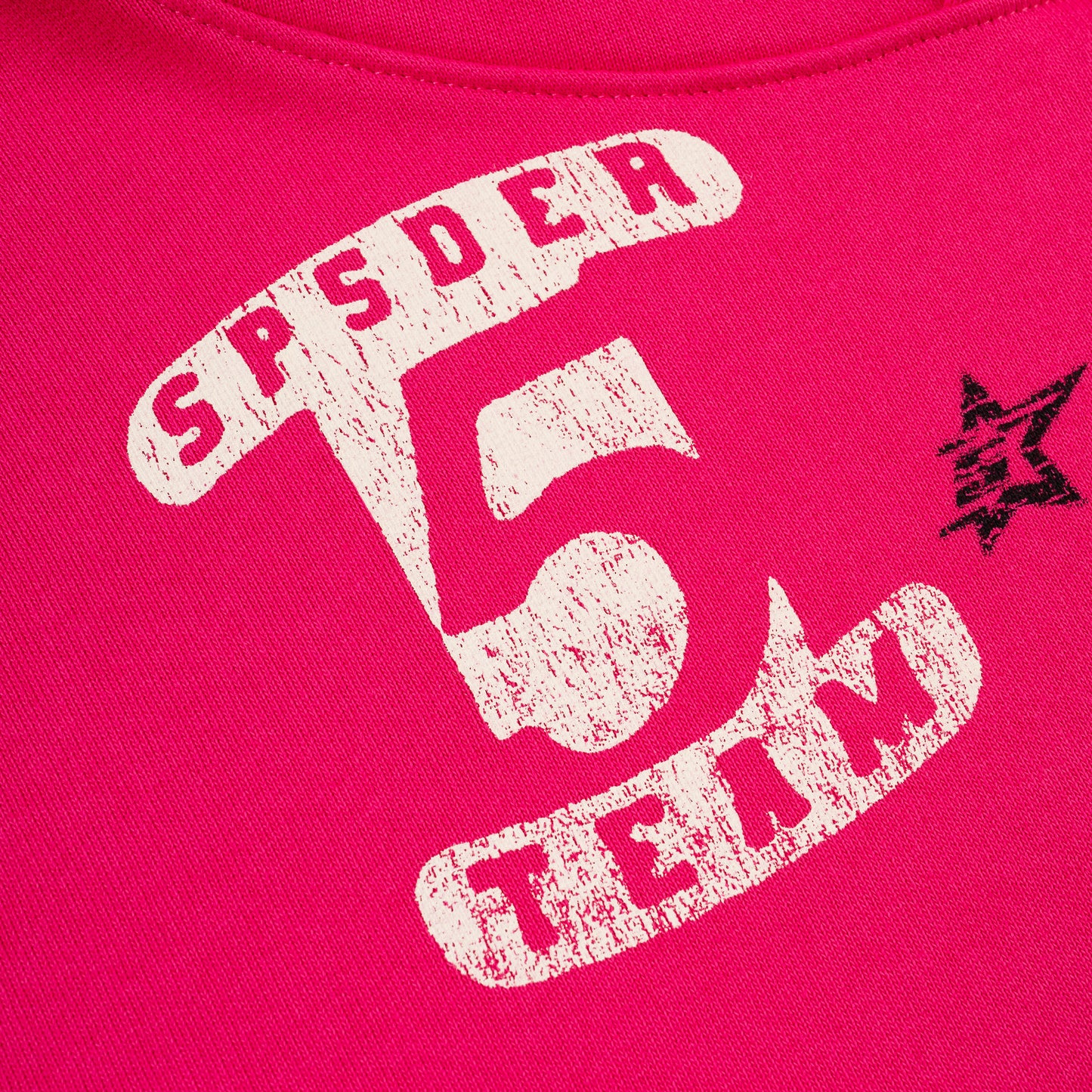 PINK STENCIL HOODIE