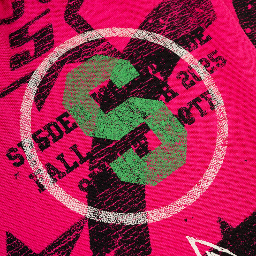 PINK STENCIL HOODIE
