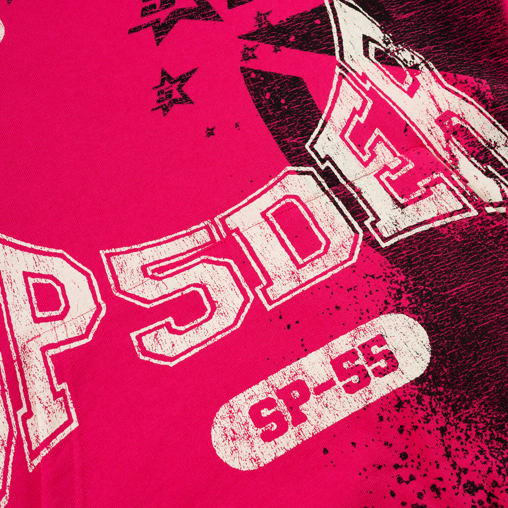 PINK STENCIL HOODIE
