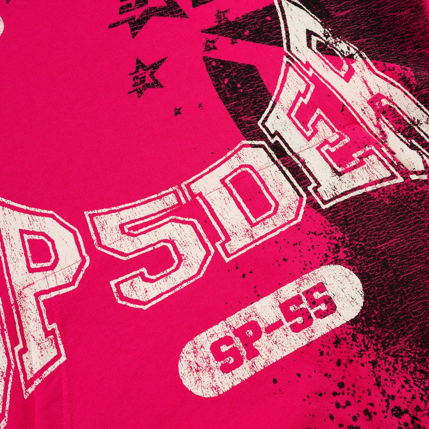 PINK STENCIL HOODIE