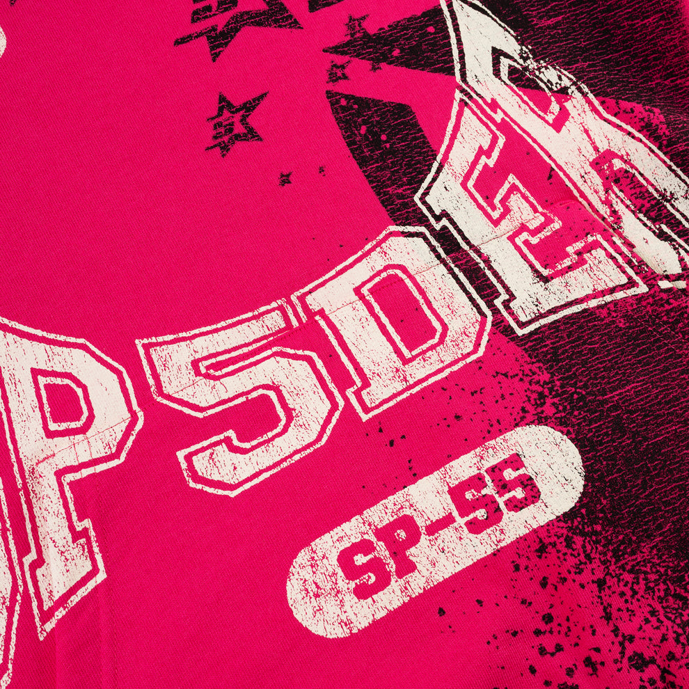 PINK STENCIL HOODIE
