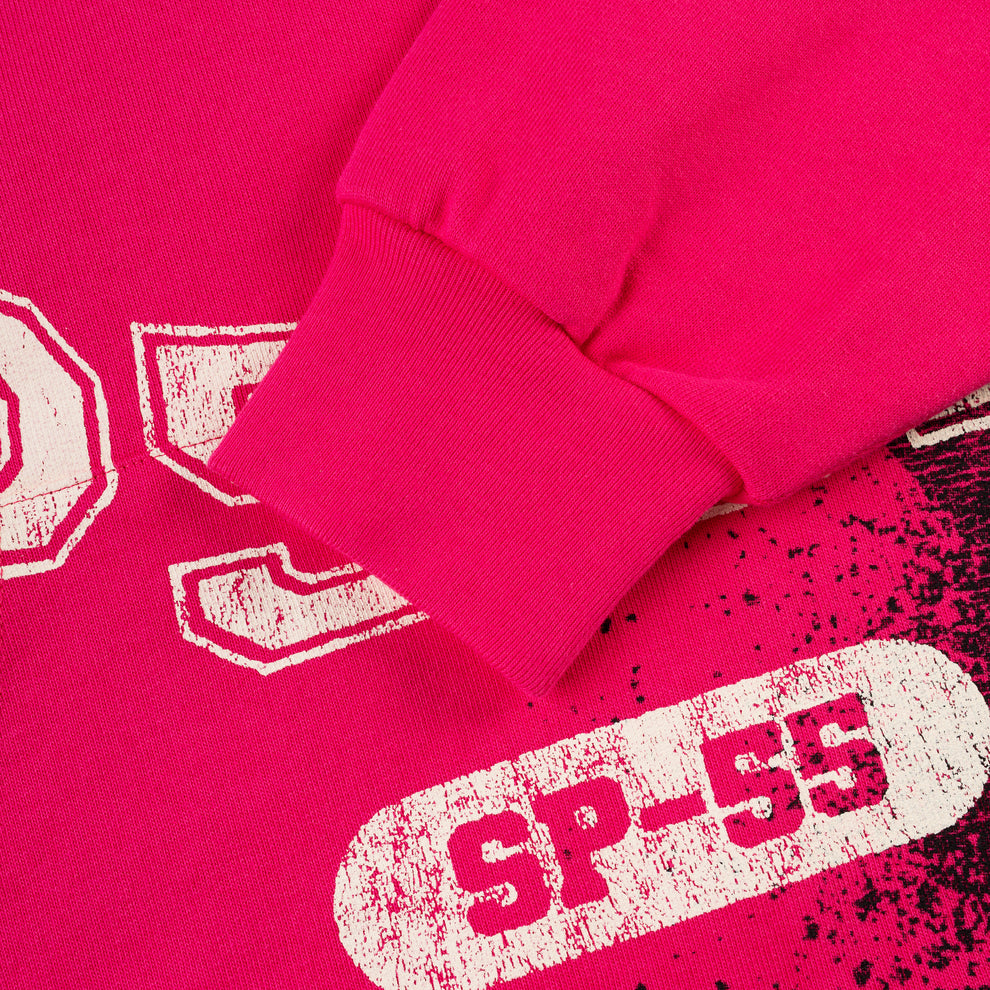 PINK STENCIL HOODIE