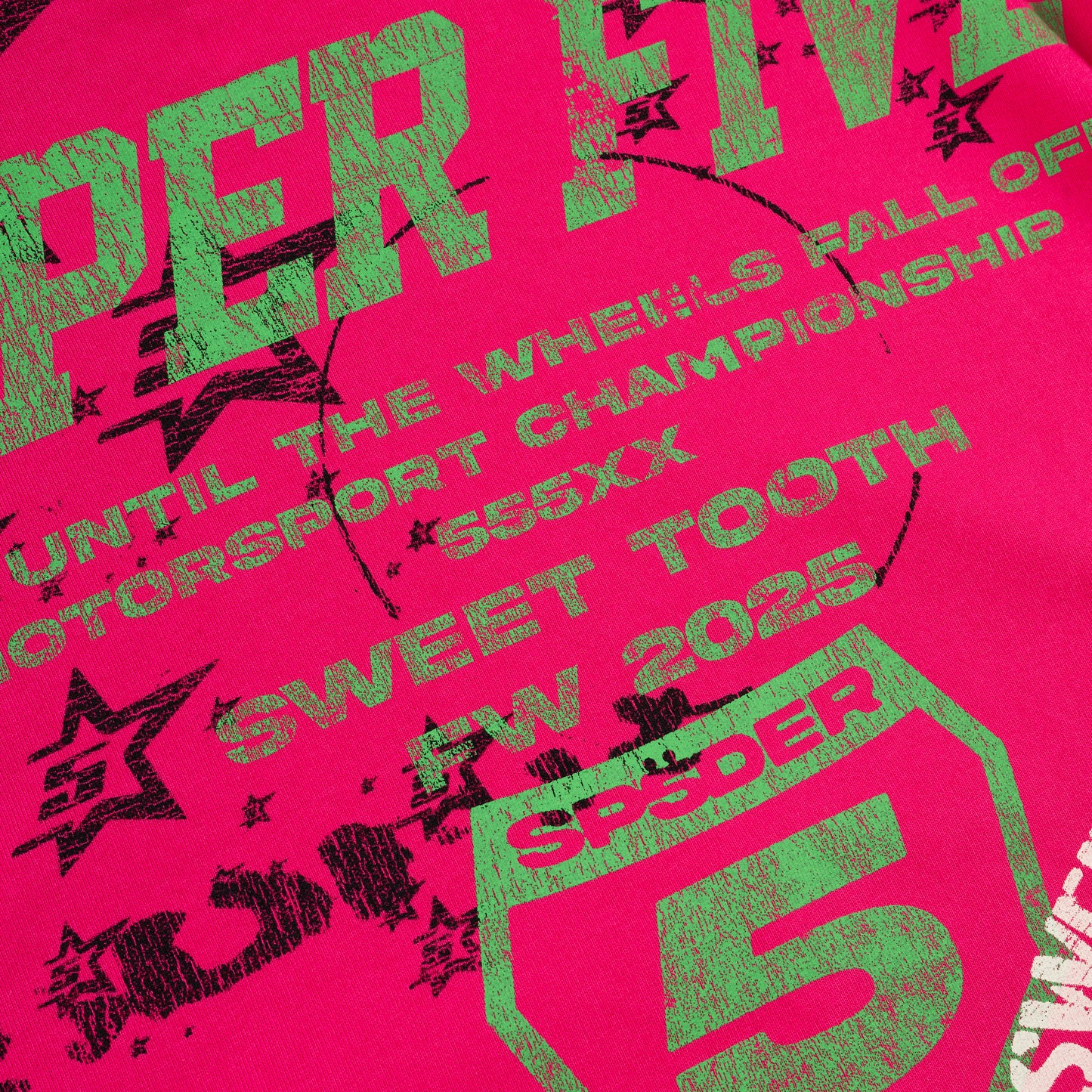 PINK STENCIL HOODIE