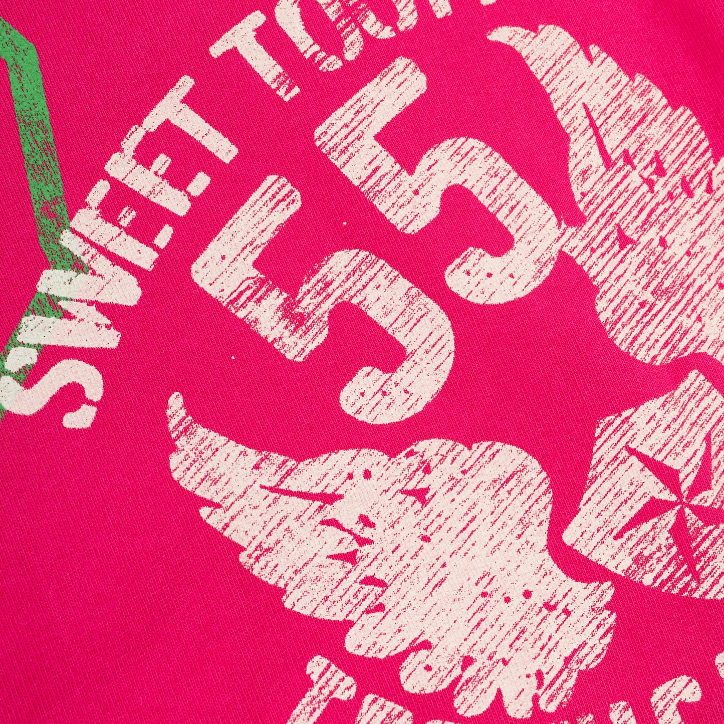 PINK STENCIL HOODIE