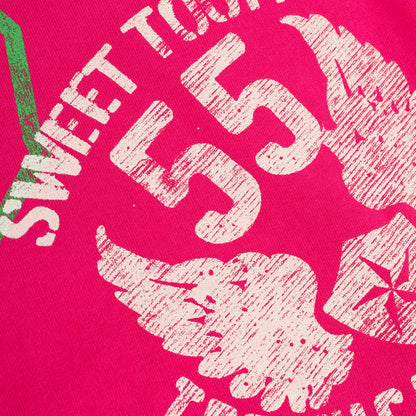 PINK STENCIL HOODIE