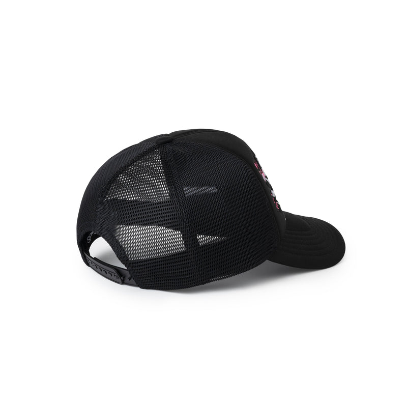 BLACK SILK WEB BANK TRUCKER