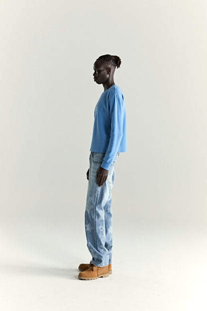 DUSTY BLUE BECKHAM THERMAL ON MODEL