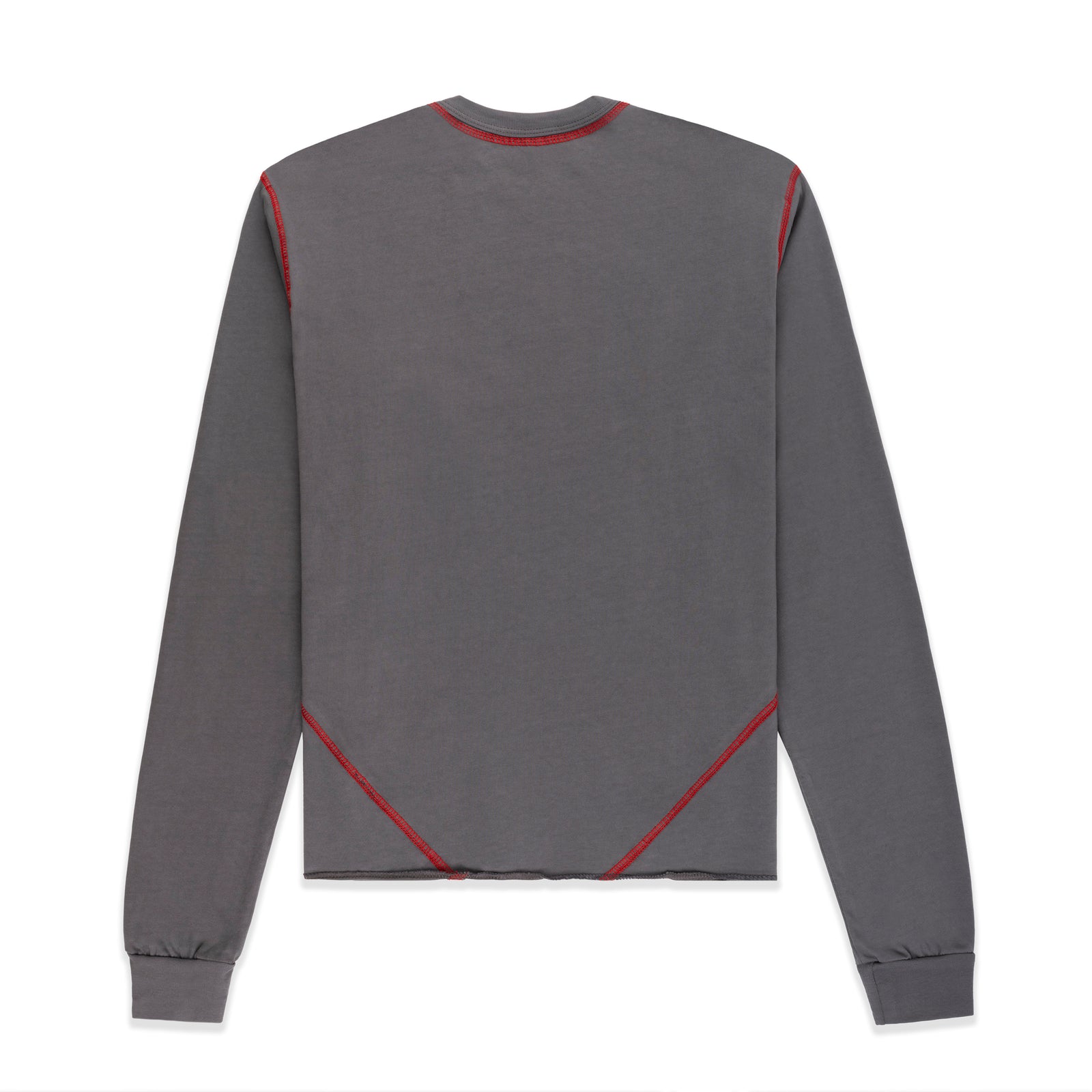 TAUPE SP5DER CONTRAST STITCH LS