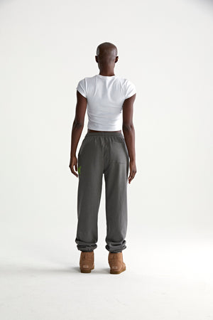 DARK GREY 5EX SWEATPANT ON MODEL