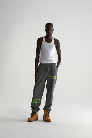 DARK GREY 5EX SWEATPANT ON MODEL