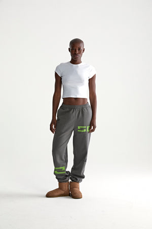 DARK GREY 5EX SWEATPANT ON MODEL