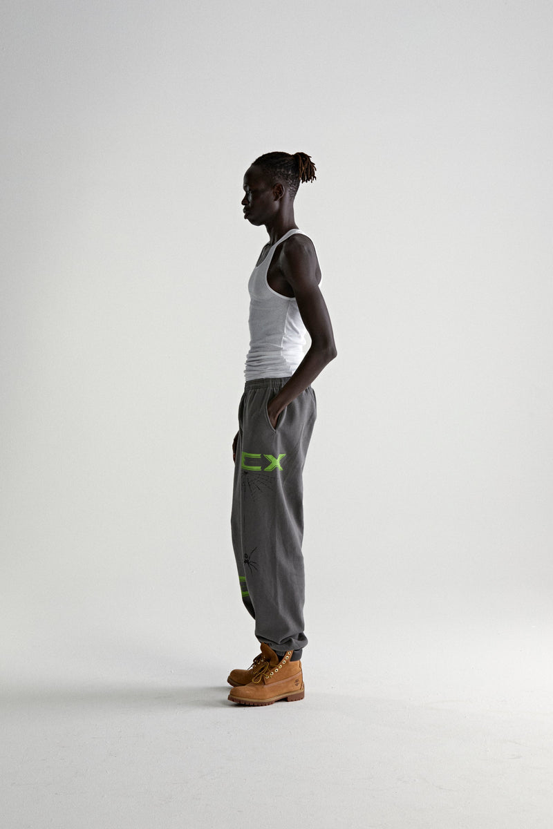 DARK GREY 5EX SWEATPANT ON MODEL