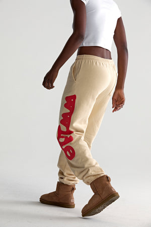 CREAM BELUGA SWEATPANT