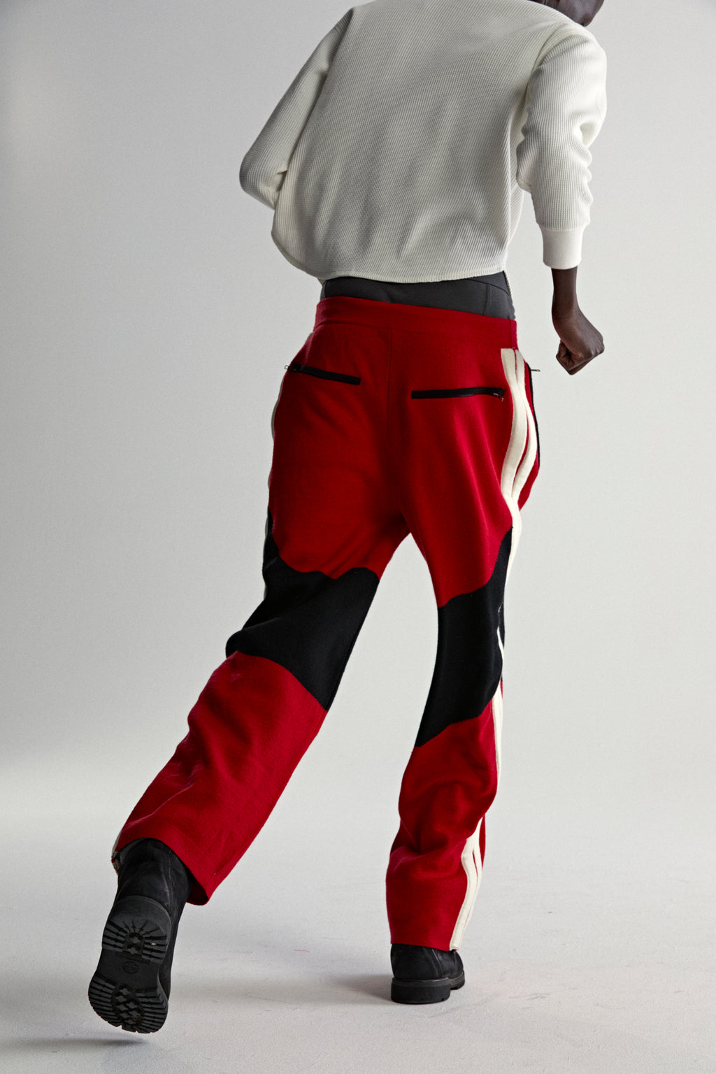 Red Riding Pant RED KNIT 5 TRACK PANT | SP5DER | KING SPIDER