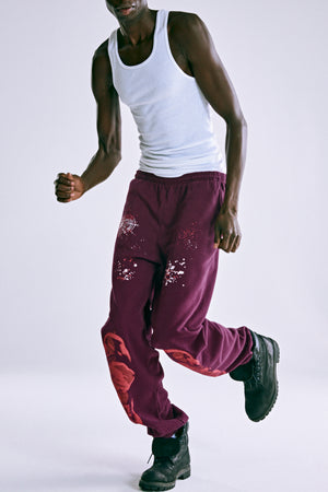 NOCTURNAL HIGHWAY SWEATPANT ON MODEL