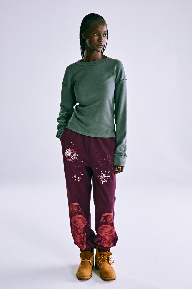 NOCTURNAL HIGHWAY SWEATPANT ON MODEL