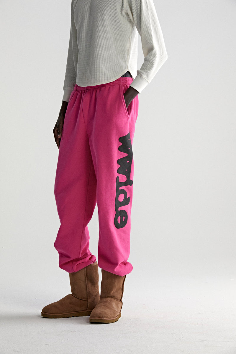 PINK BELUGA V2 SWEATPANT ON MODEL