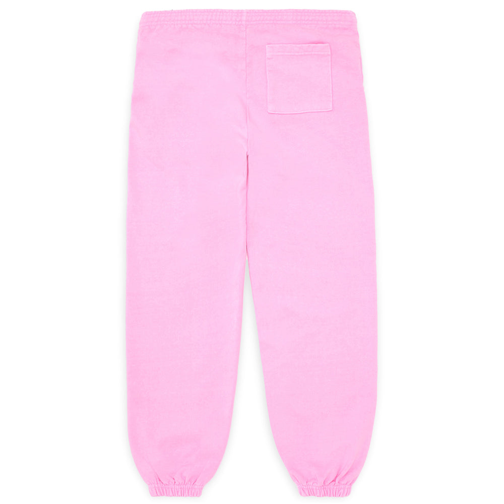 OG WEB PINK SWEATPANT, 23oz fleece, with a back pocket and elastic cuffs.