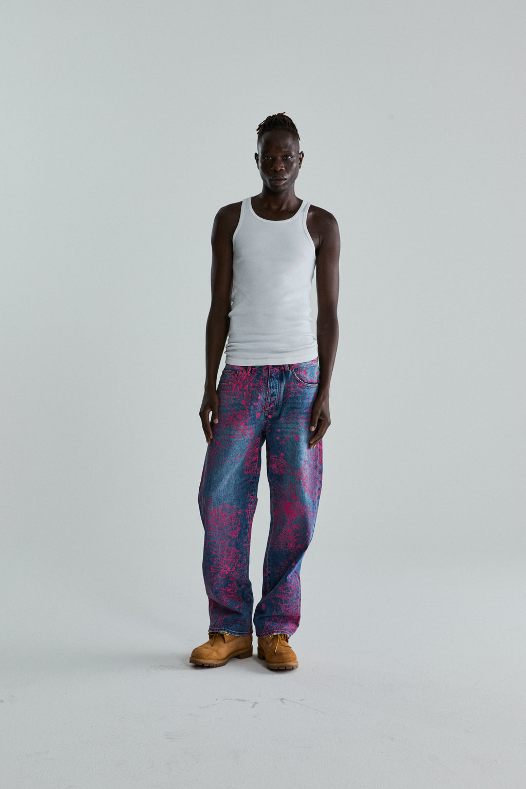 INDIGO V2 WEB DENIM ON MODEL