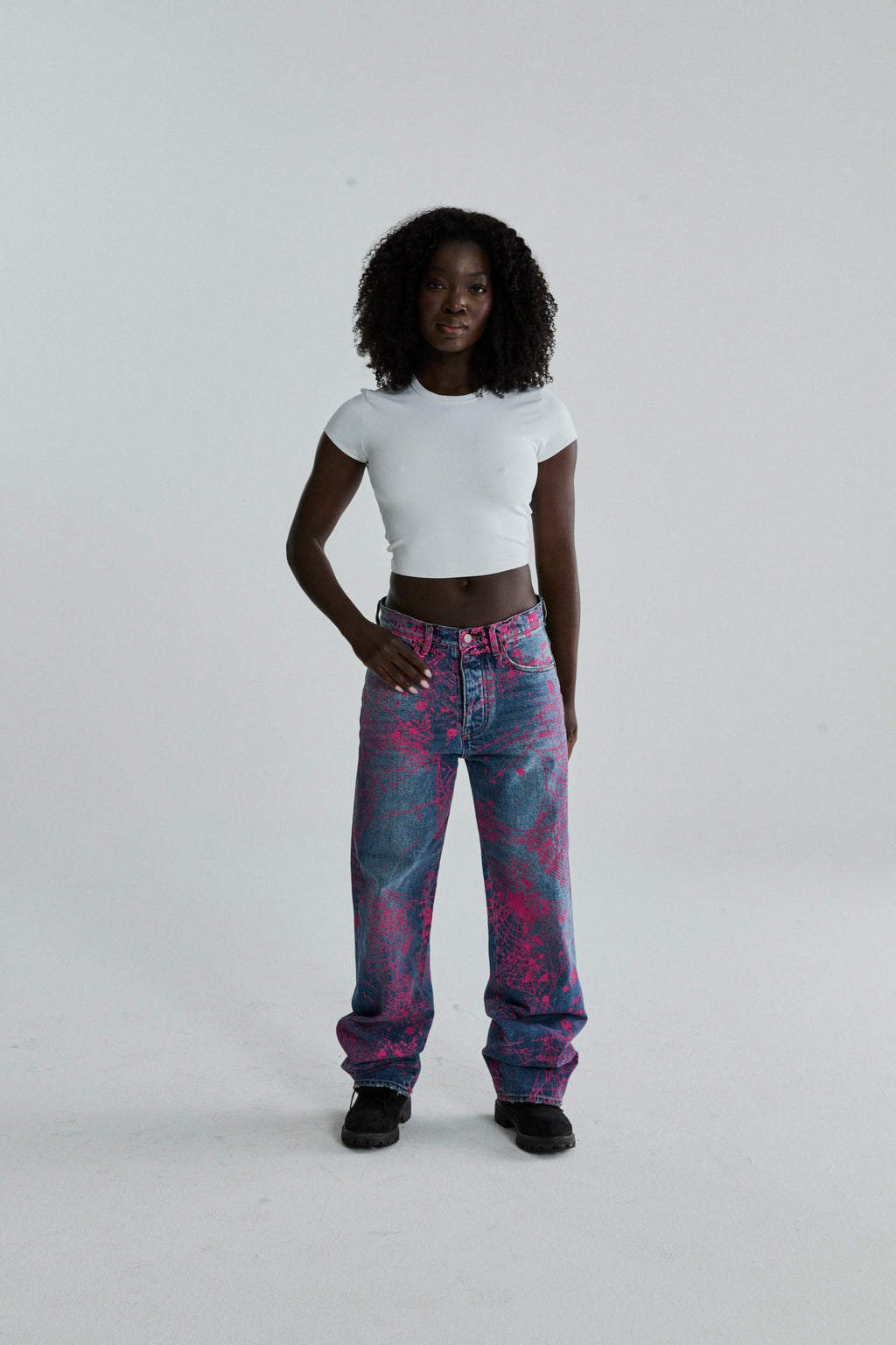 INDIGO V2 WEB DENIM ON MODEL