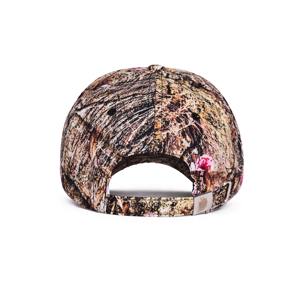 Real Tree Five Cap with curved brim, '5' logo, and cinch strap.