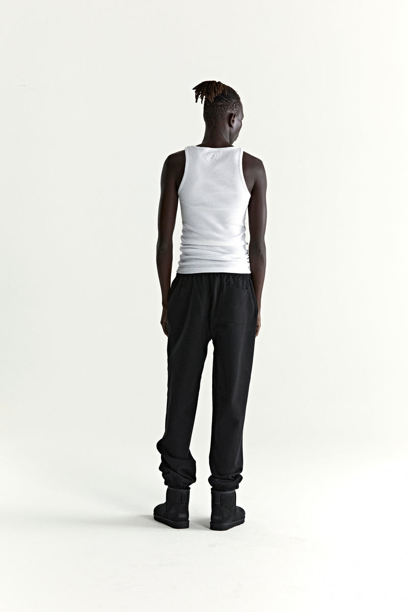 BLACK PHANTOM WEB SWEATPANT ON MODEL