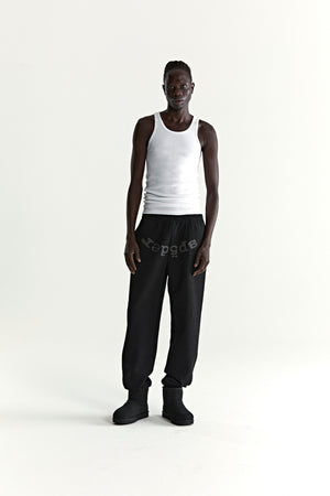 BLACK PHANTOM WEB SWEATPANT ON MODEL