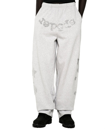 RHINESTONE BELUGA V2 WIDE LEG SWEATPANT