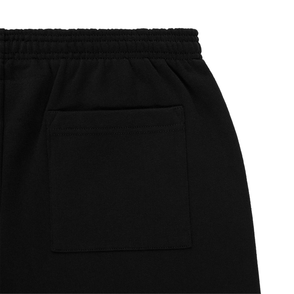 Black CB PUNK V2 sweatpants, 100% cotton fleece, with elasticized waistband and back pocket.