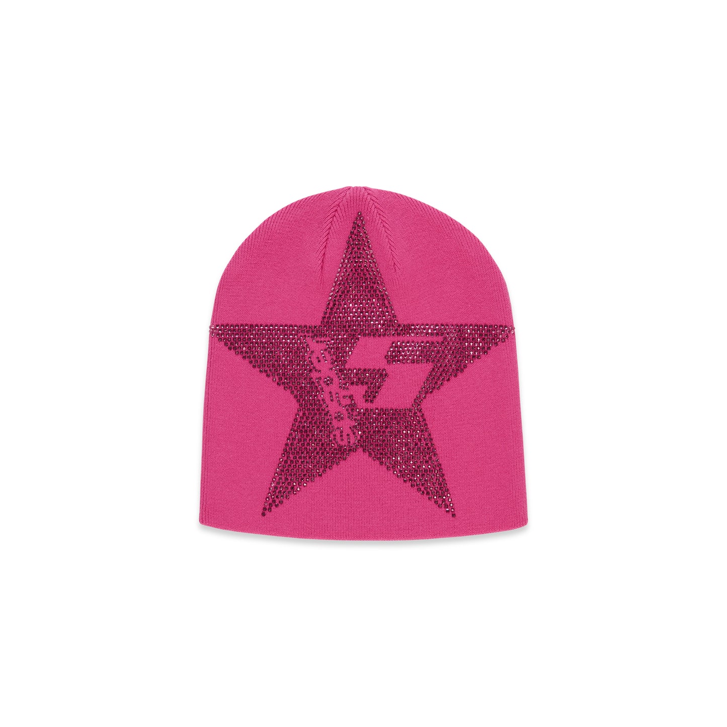 PINK STAR RHINESTONE SKULLY