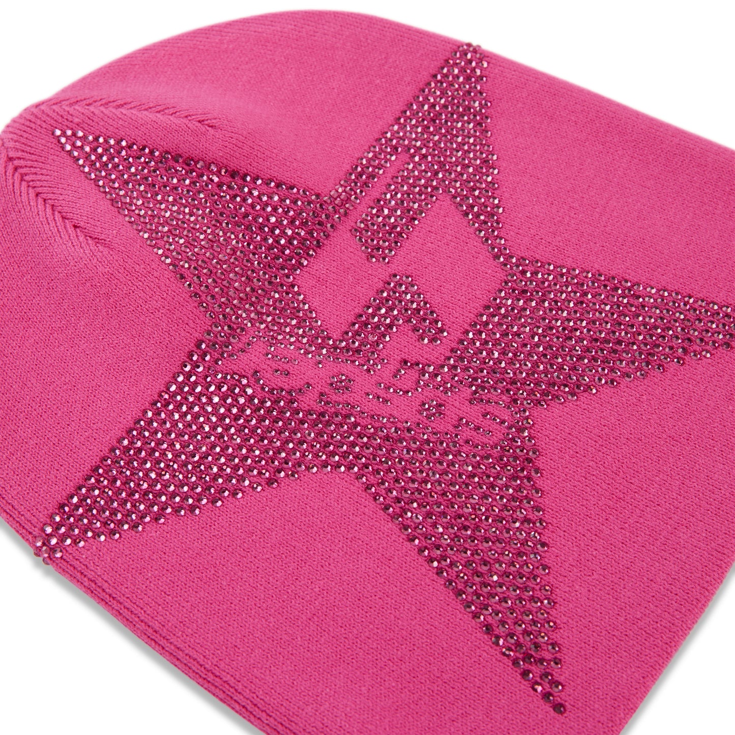 PINK STAR RHINESTONE SKULLY