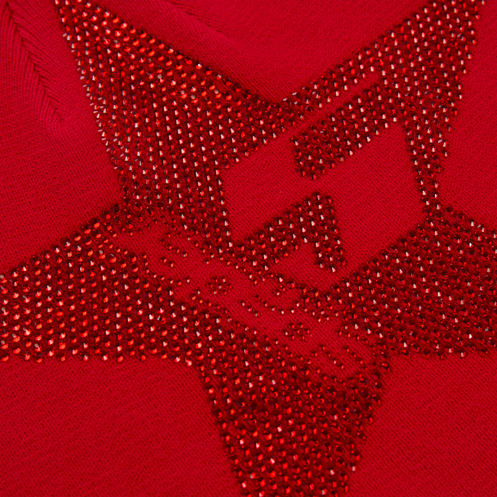Spider Rinestone Red RED STAR RHINESTONE SKULLY | SP5DER | KING SPIDER
