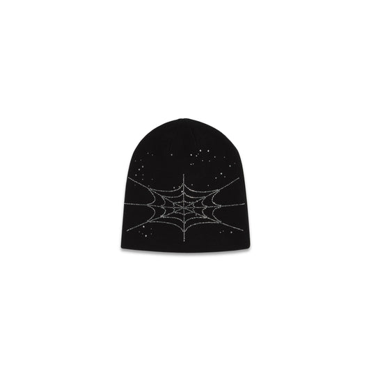 RHINESTONE SILK SKULLY