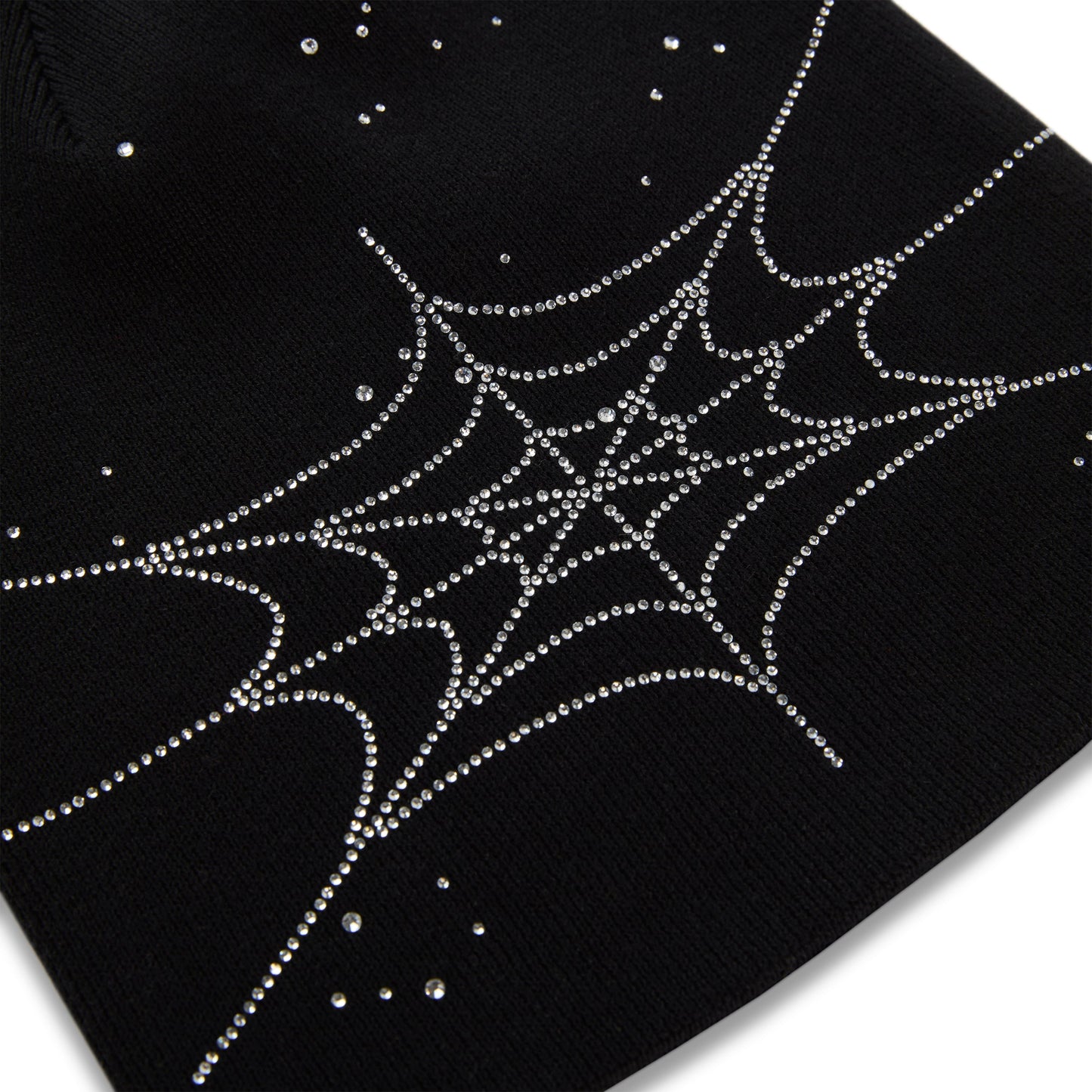 RHINESTONE SILK SKULLY