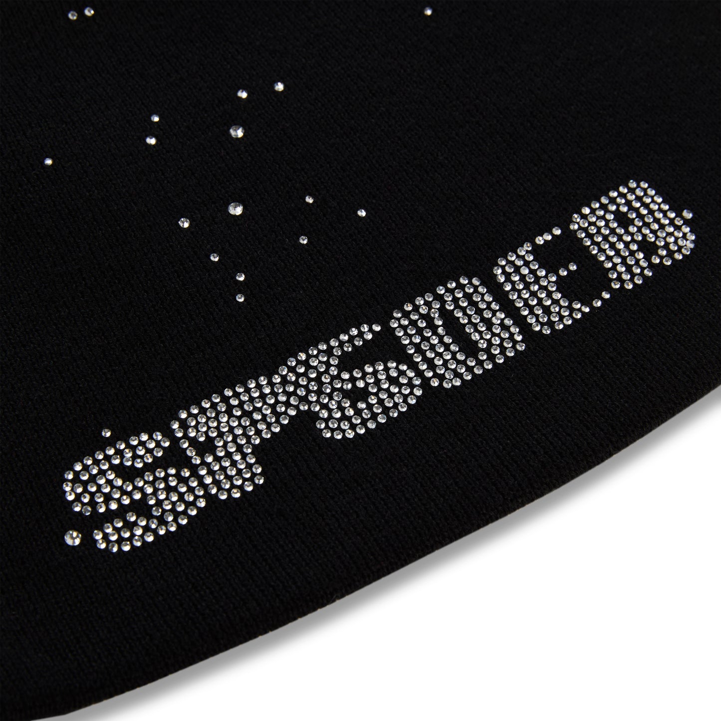 RHINESTONE SILK SKULLY