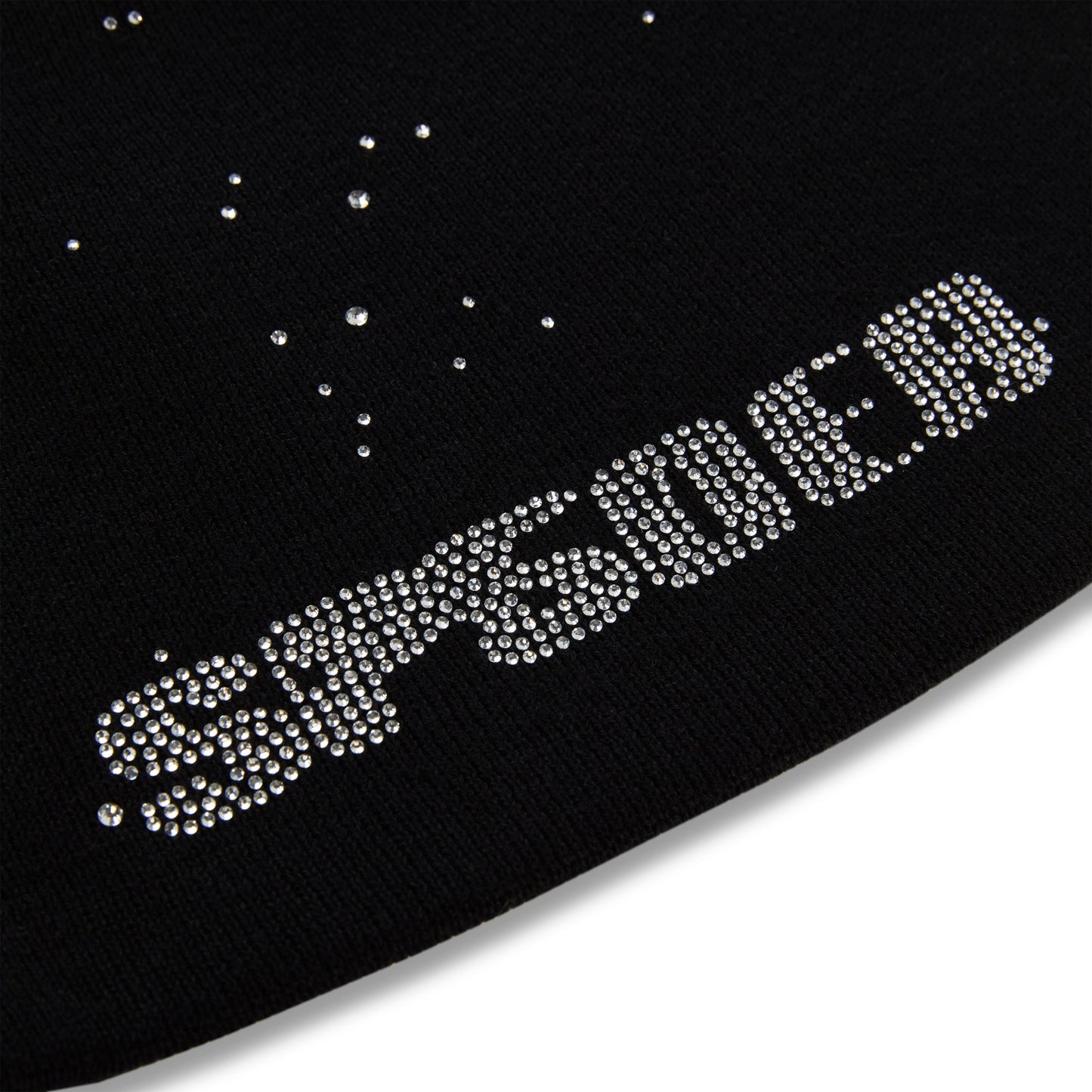 RHINESTONE SILK SKULLY