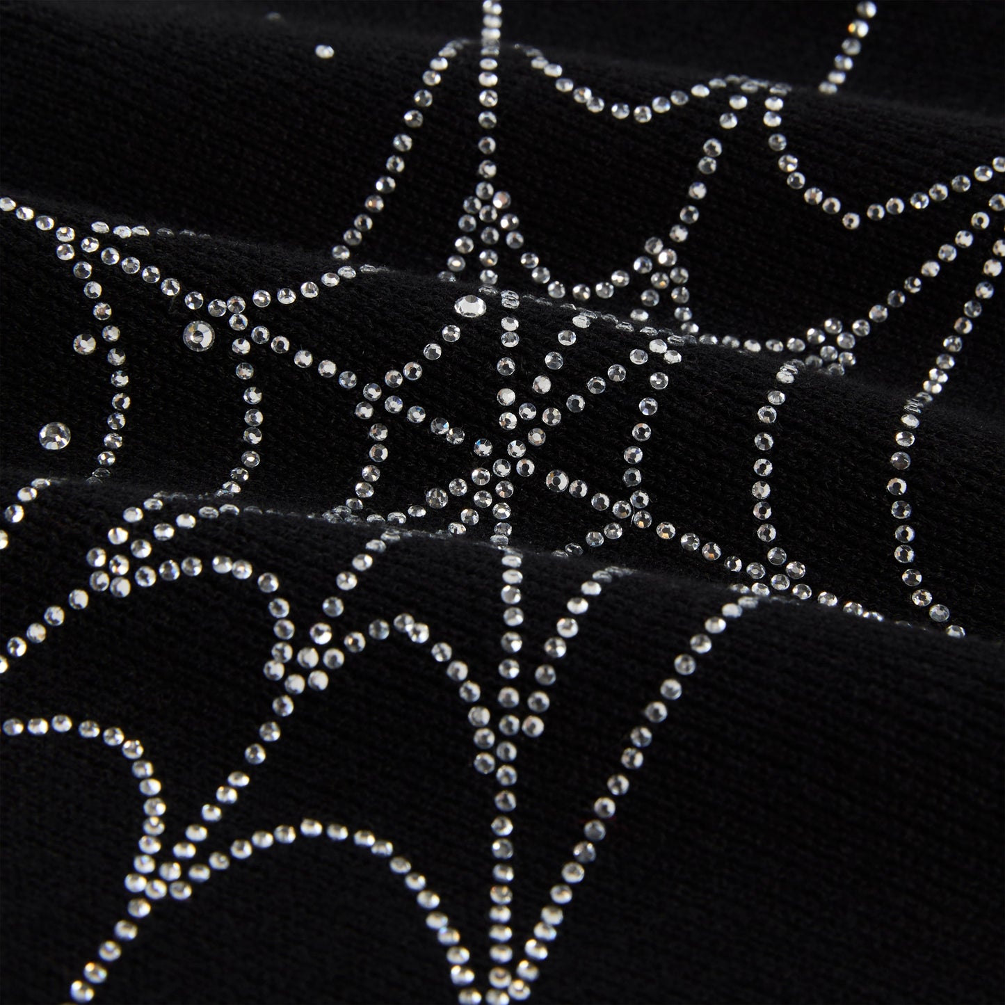 RHINESTONE SILK SKULLY